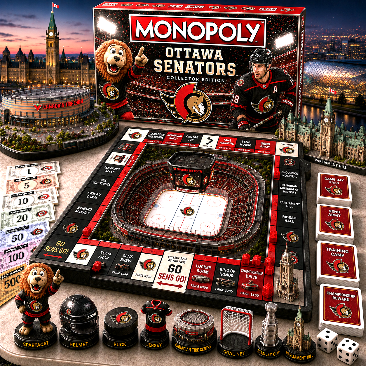 Premium NHL OS Pride Monopoly Collector’s Edition V11