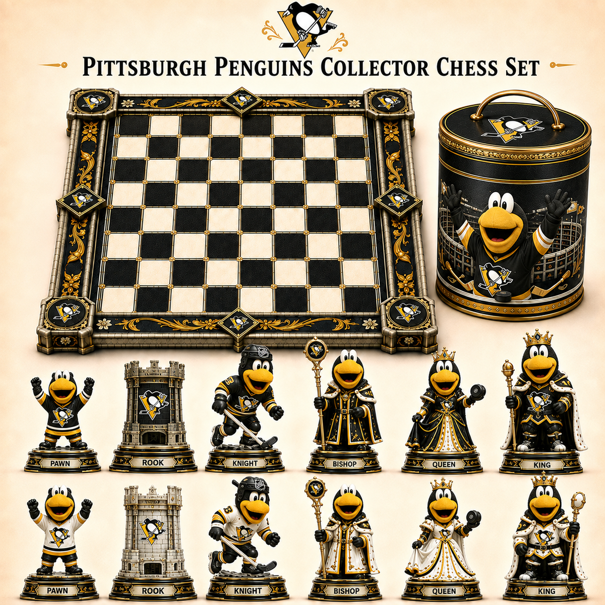 Premium NHL PP Collector Chess Set