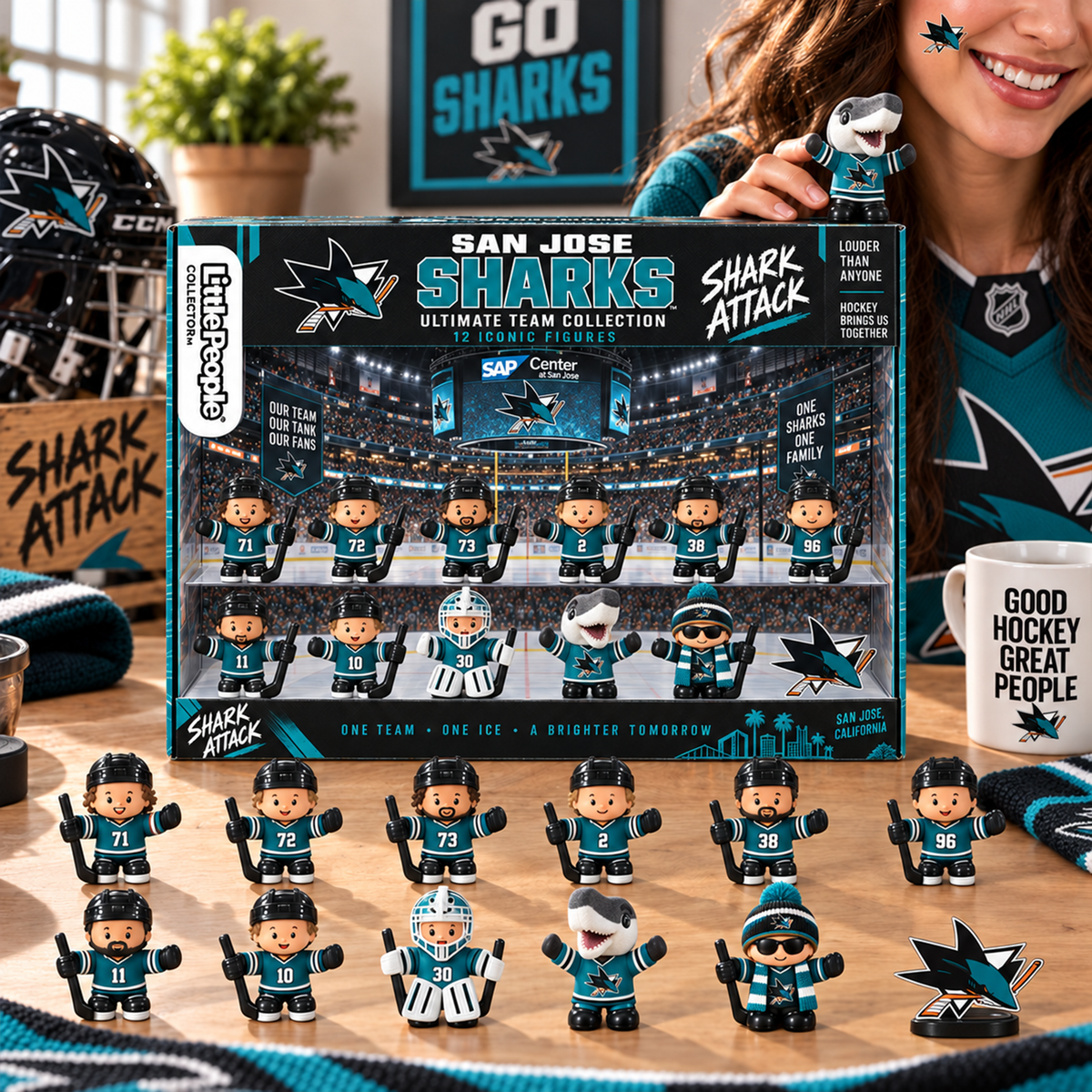 Premium NHL SAN Littel People Collector Set