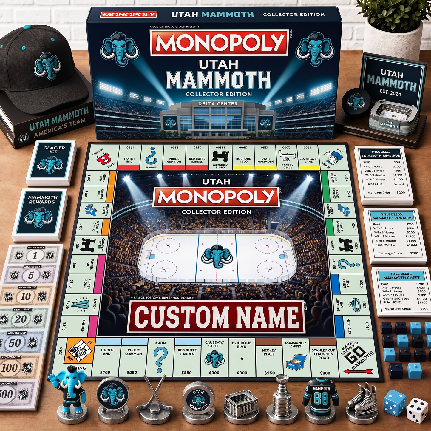 Premium NHL UM Collector’s Edition Board Game Custom name