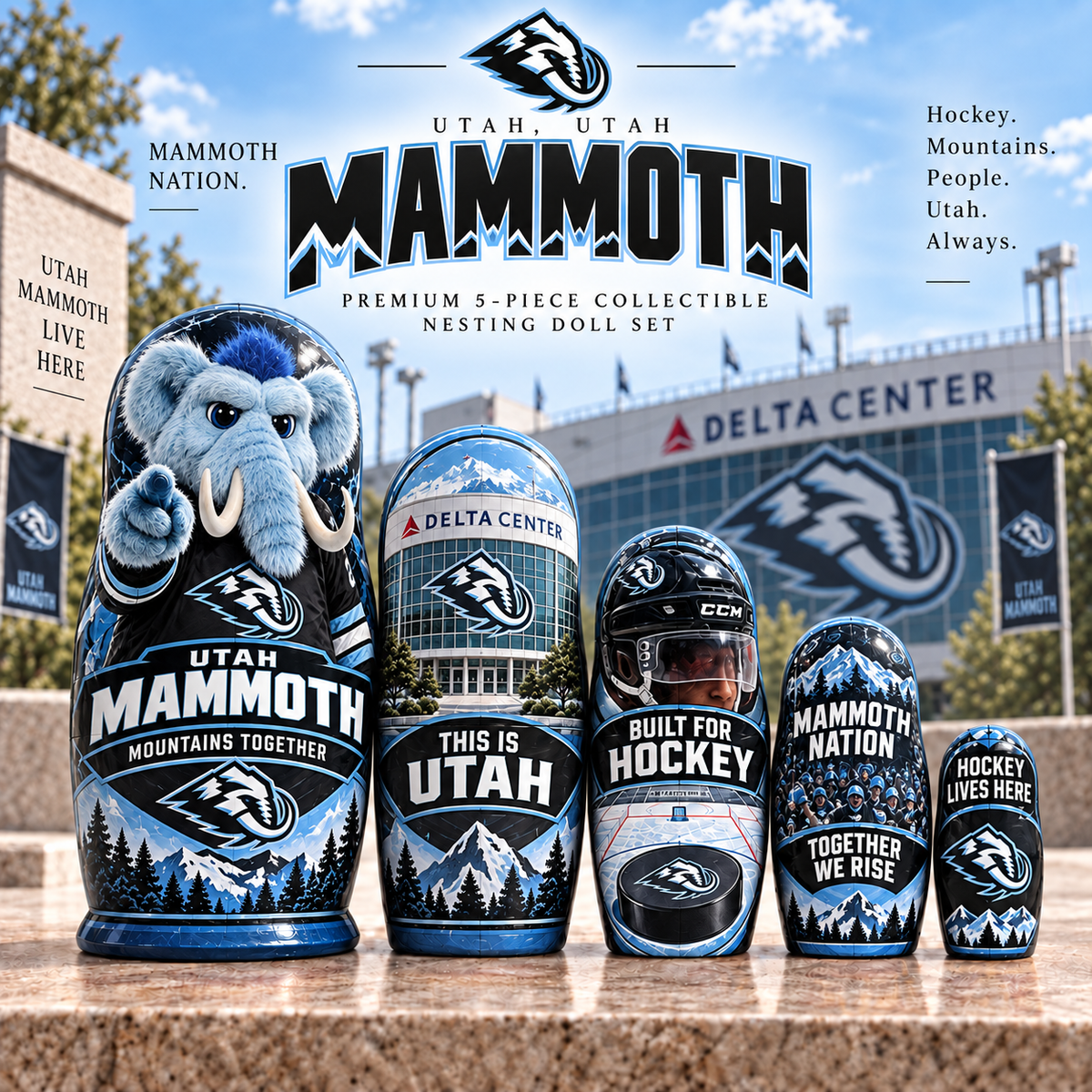 Premium NHL UM Nesting Doll Set