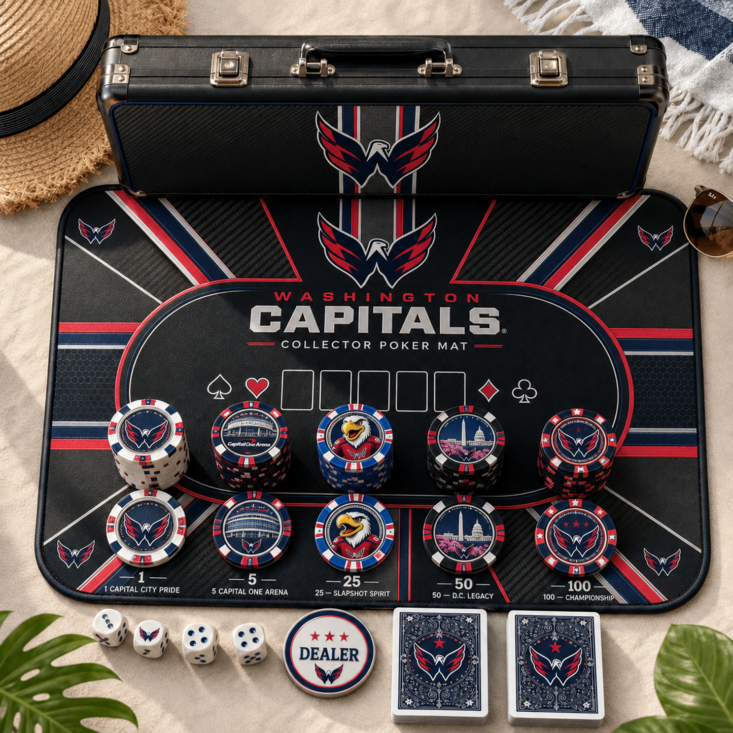 Premium NHL WAS Luxury Collector Poker Set