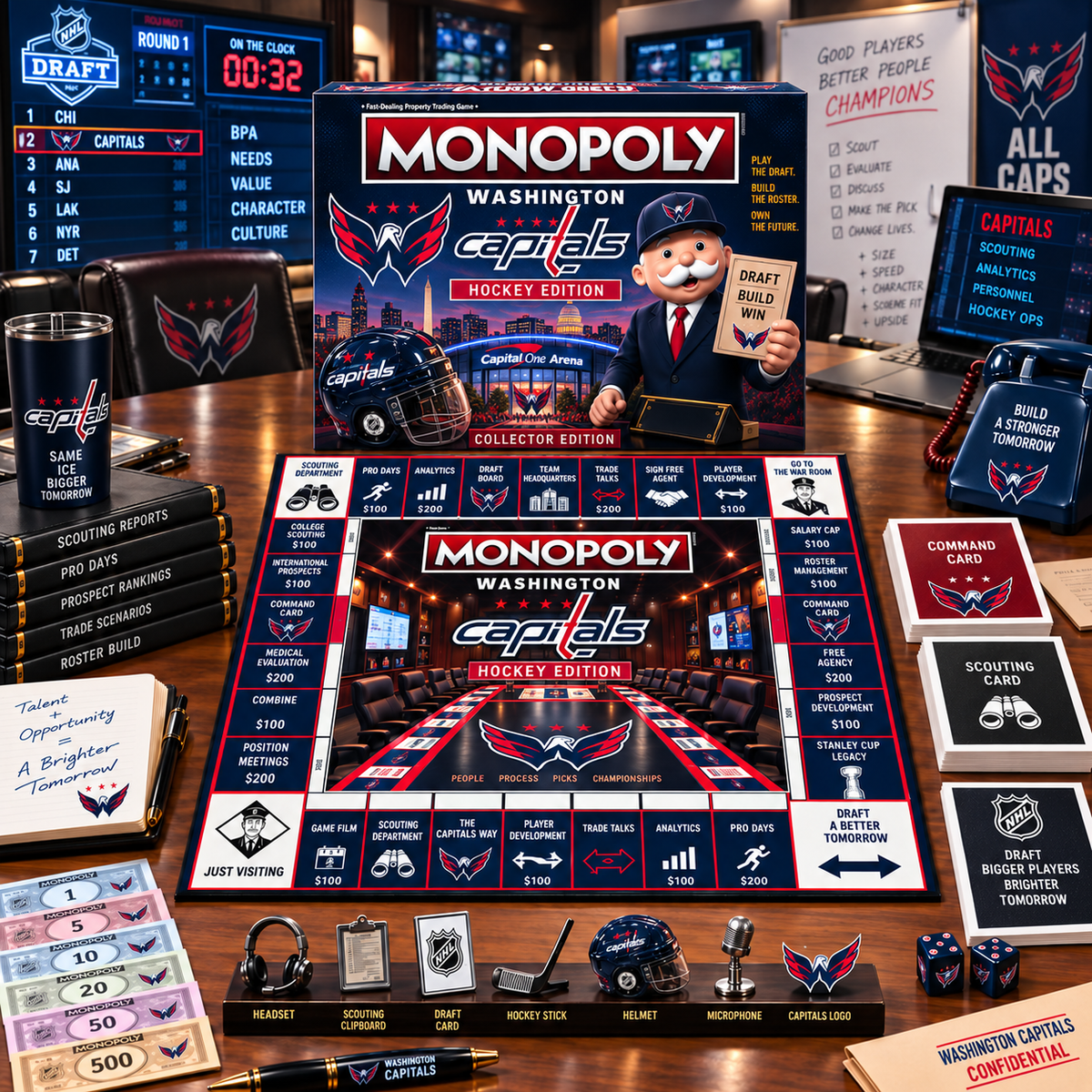 Premium NHL WC War Room Collector’s Edition Board Game V14