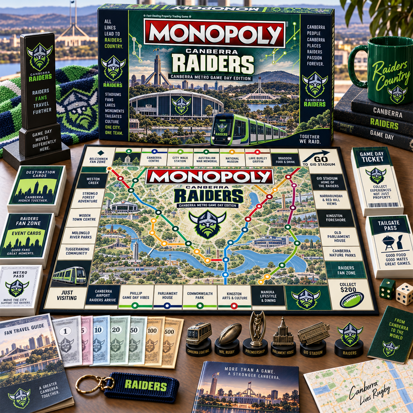 Premium NRL CR Metro Game Day Collector’s Edition Board Game V13