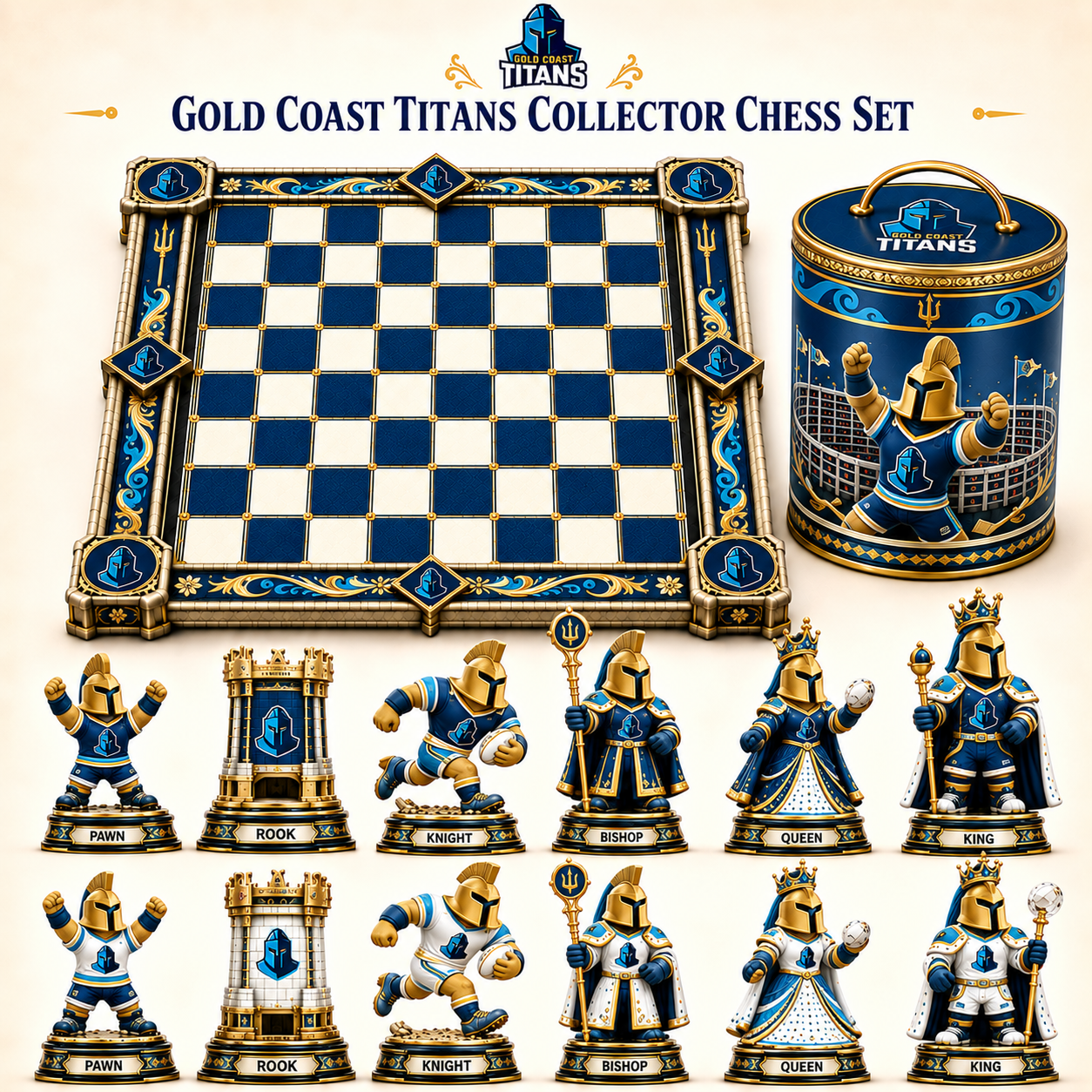 Premium NRL GCT Collector Chess Set