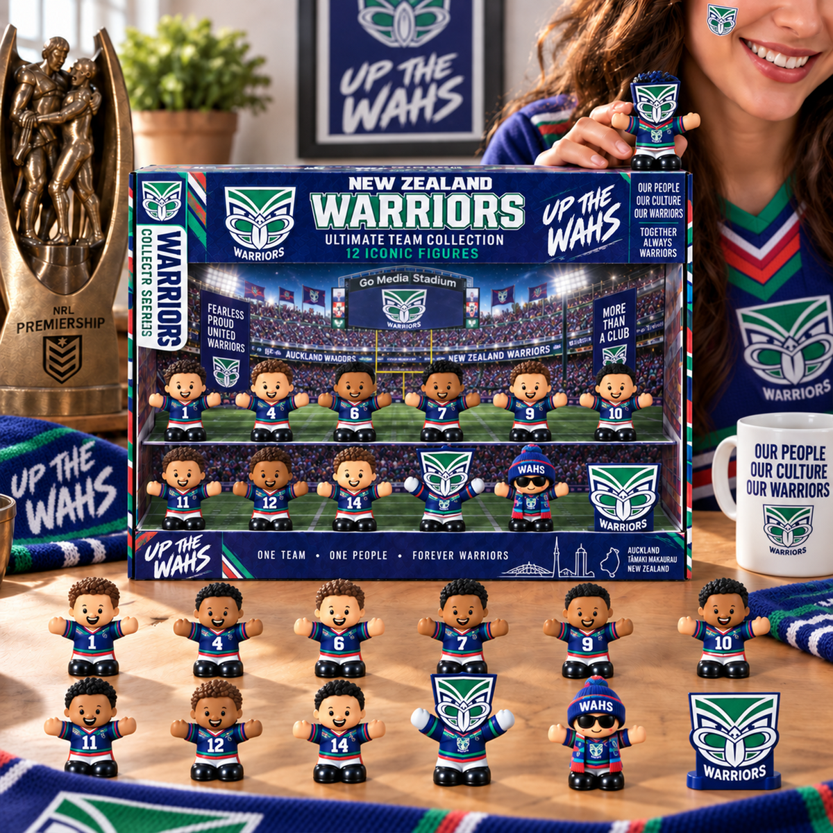 Premium NRL NZW Littel People Collector Set