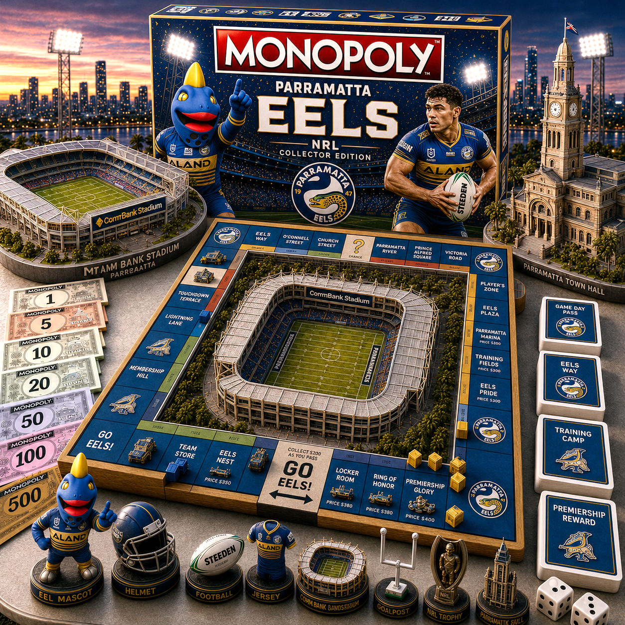 Premium NRL PE Pride Monopoly Collector’s Edition V11