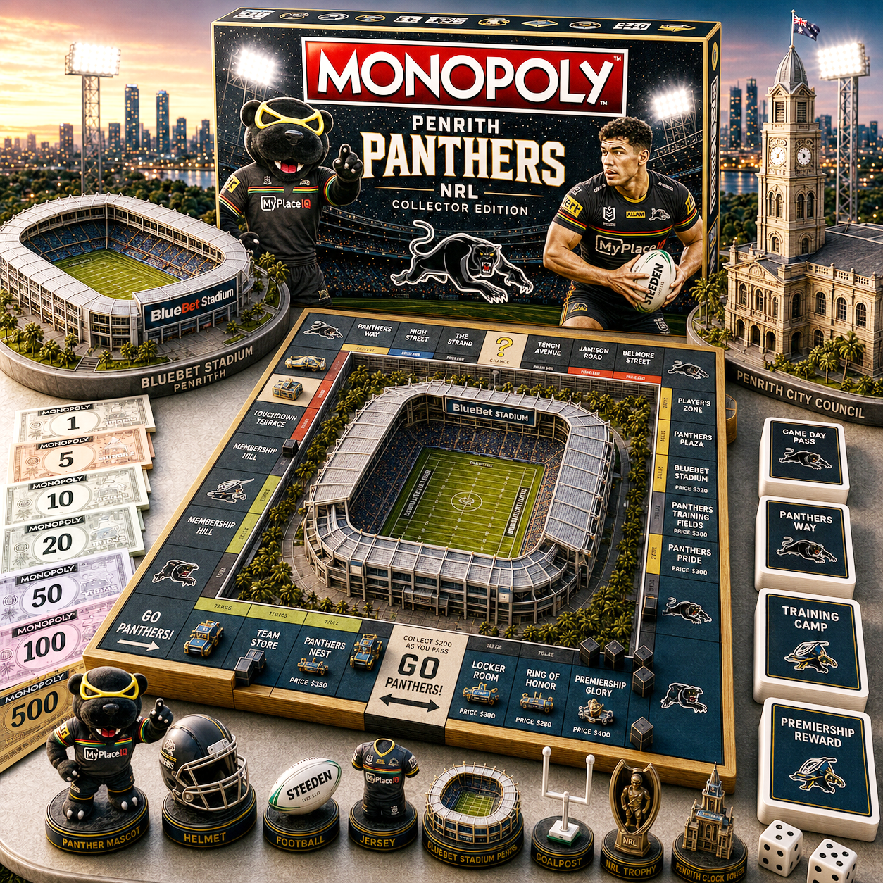 Premium NRL PP Pride Monopoly Collector’s Edition V11