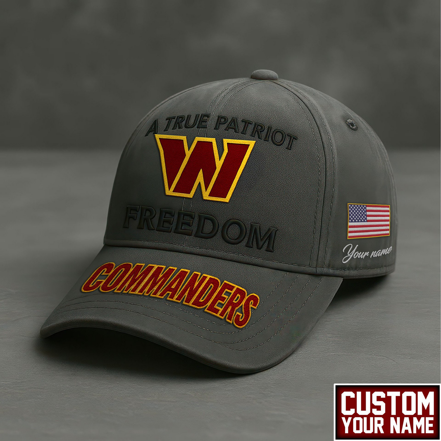 Premium WAS x NFL A True Patriot Cap TD NDT TDT