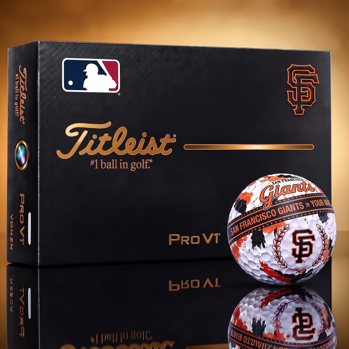SF X Premium MLB Titleist Pro V1 Golf Ball Set 1809
