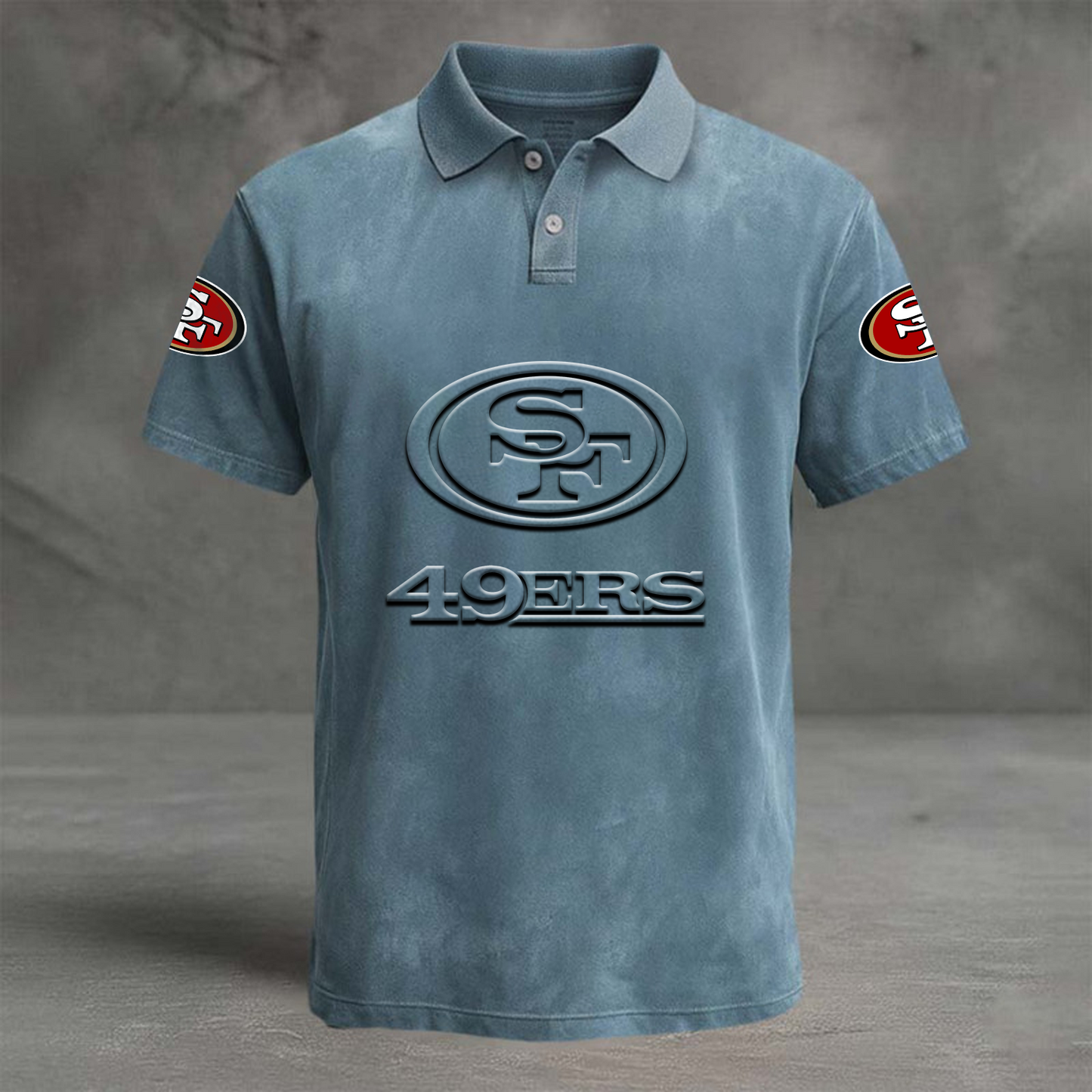 SF x NFL Embossed Polo Shirt DATND TANTD