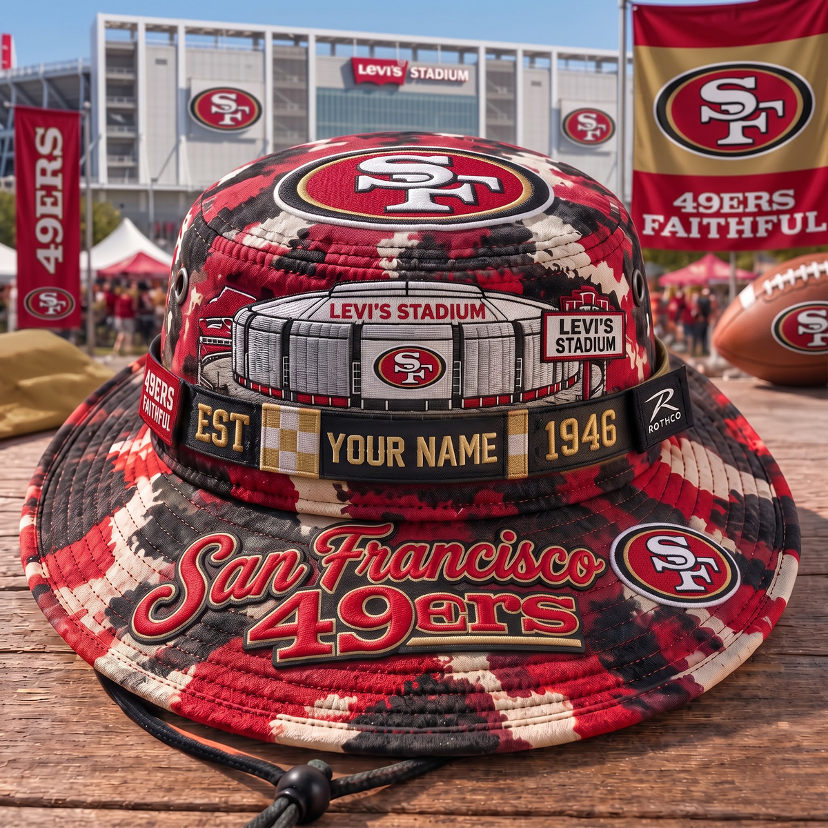 SF x PREMIUM NFL CAMO BOONIE HAT