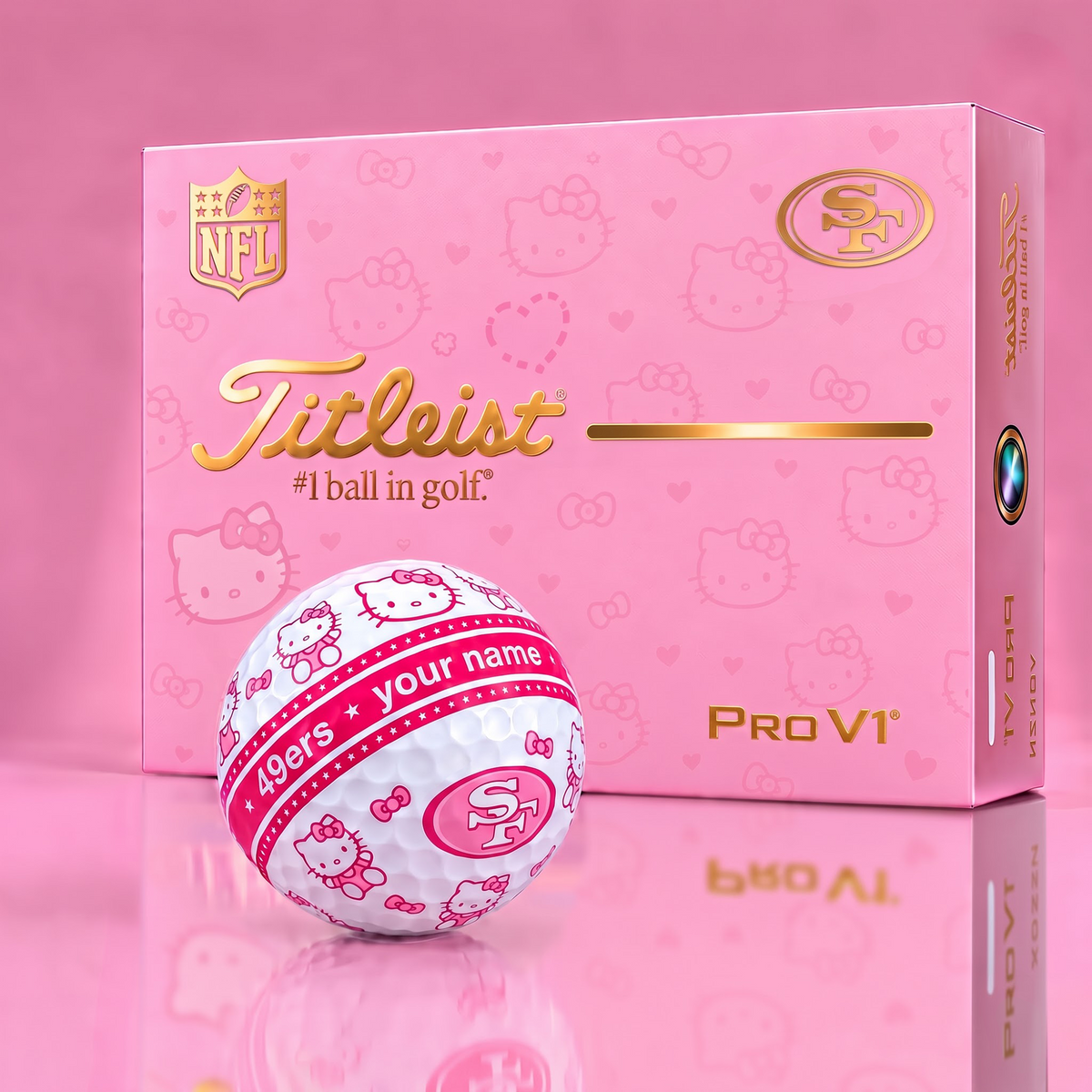 SF x Personalized NFL Hello Kitty Women’s Golf Gift Set