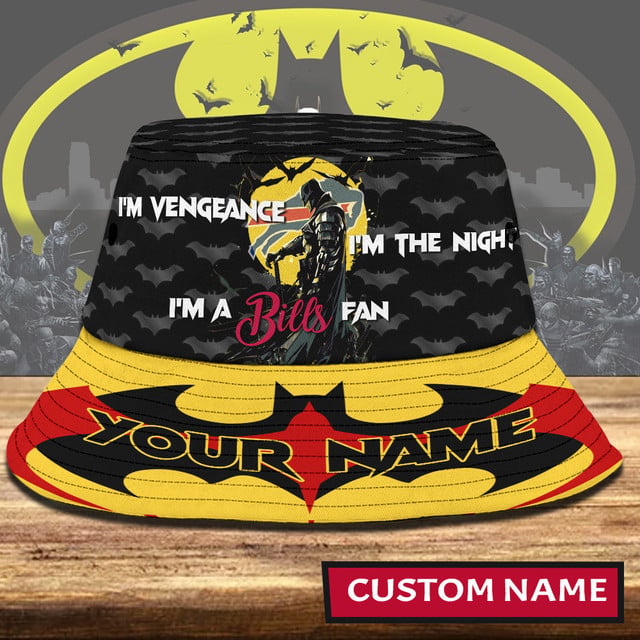 SIGNATURE Bucket Hat NFL x BUF Batman Gift For Fans NDT NHM