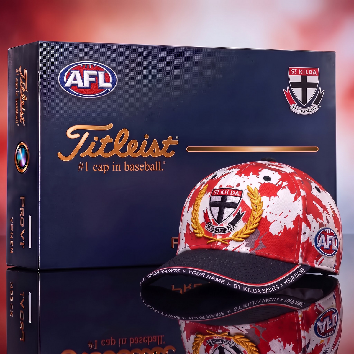 STK X Premium AFL Titleist Baseball Cap with Gift Box