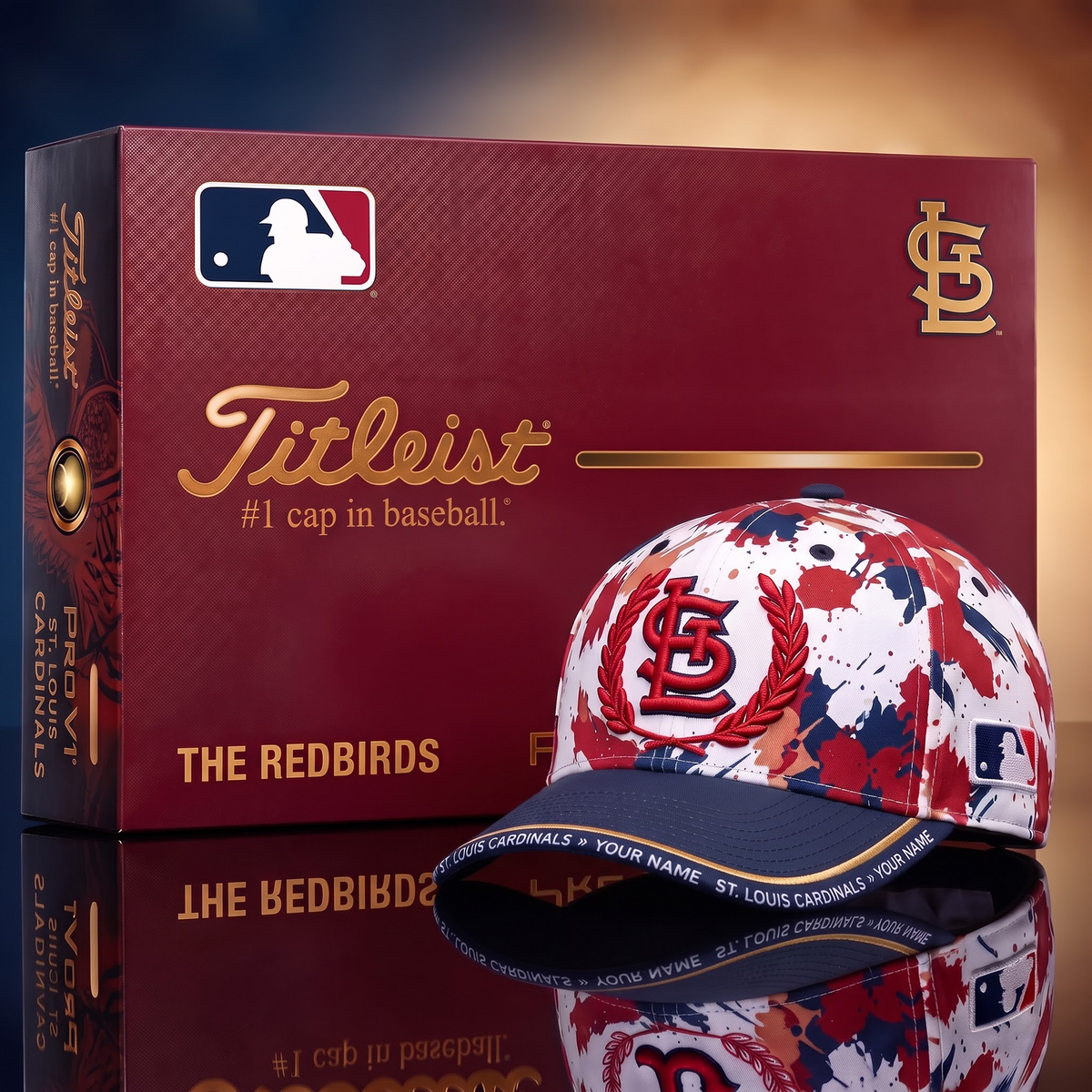 STL X Premium MLB Titleist Baseball Cap with Gift Box