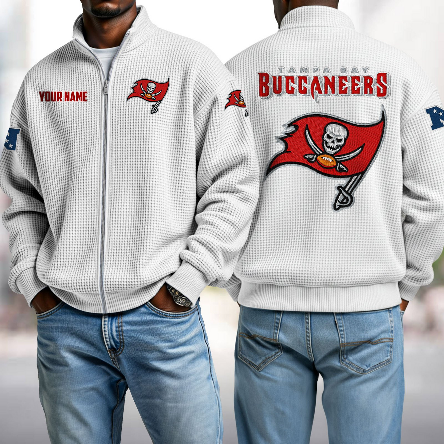TB x NFL Waffle Zip-Up Sweatshirt DatND DVT
