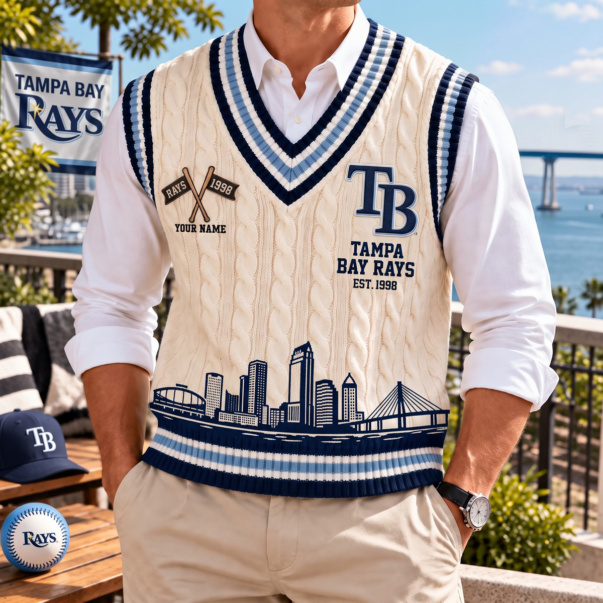 TBR x Premium MLB Heritage Sweater Vest