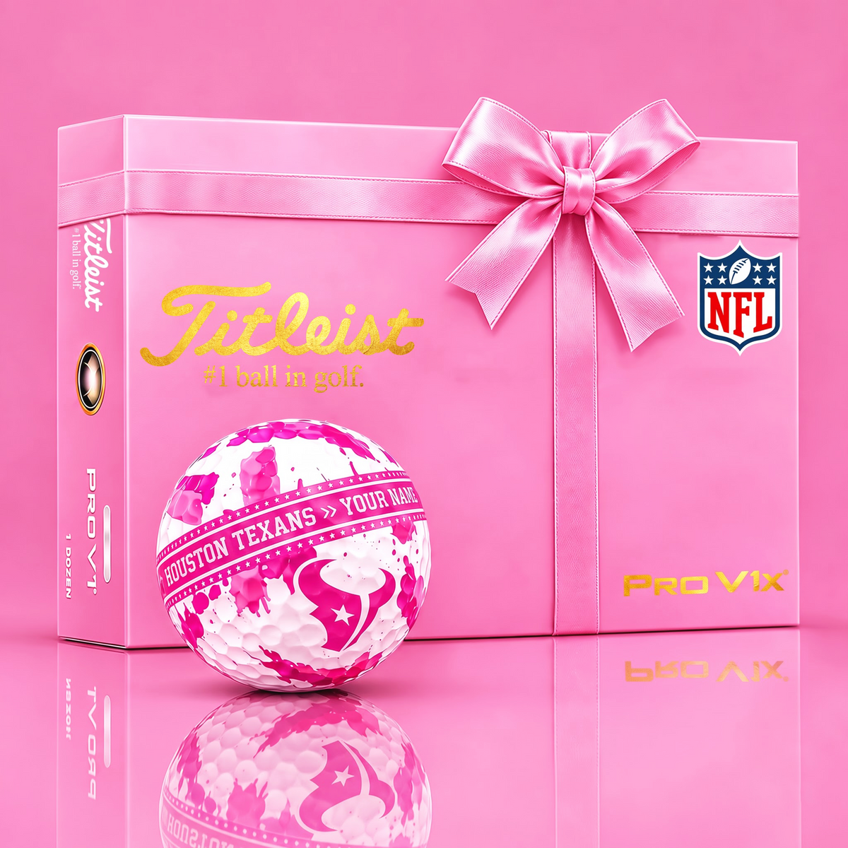 TITLEIST X SIGNATURE NFL HT BESPOKE GOLF BALL FOR TOURNAMENT LIMITED EDITION