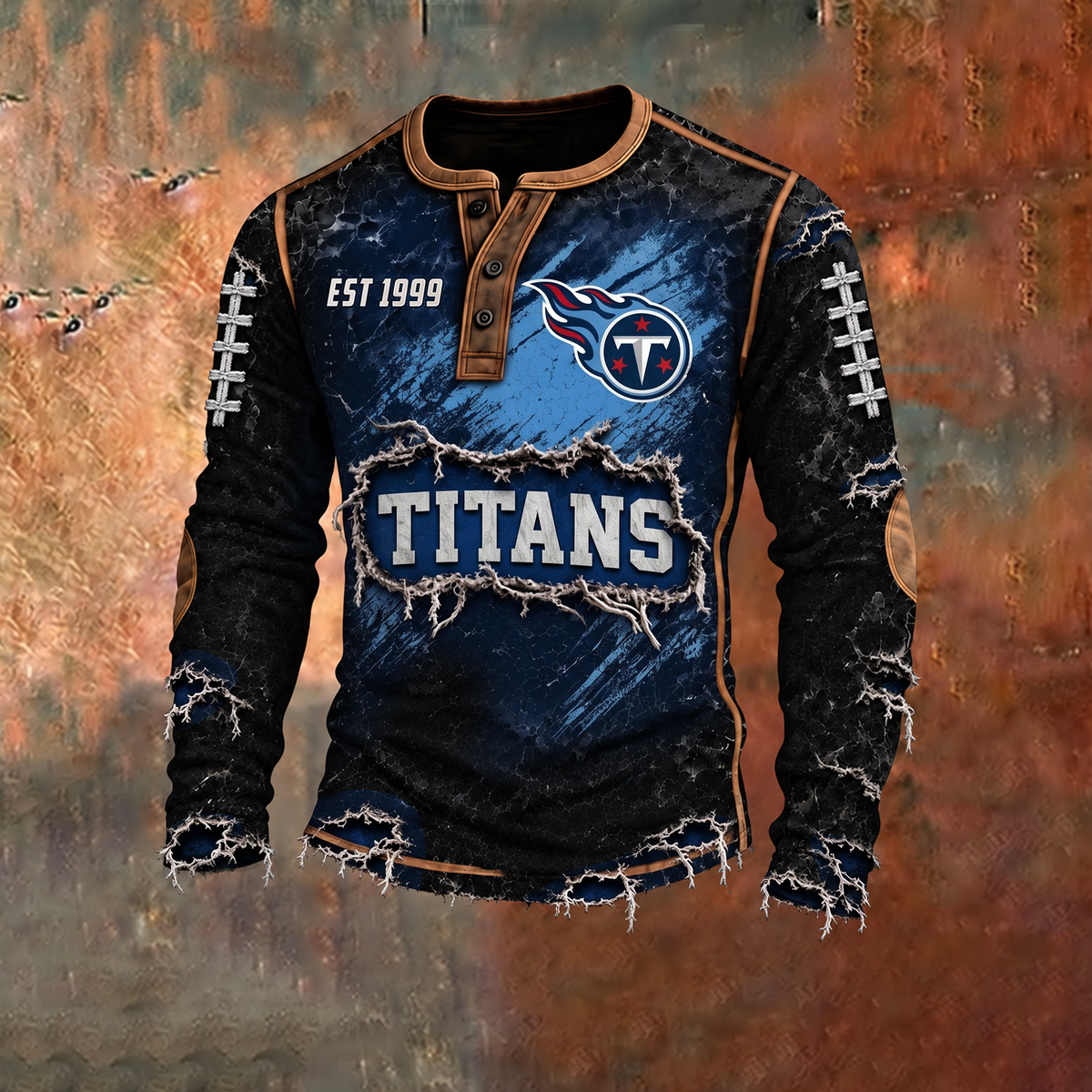 TT x PREMIUM NFL Distressed Long Sleeve Jersey