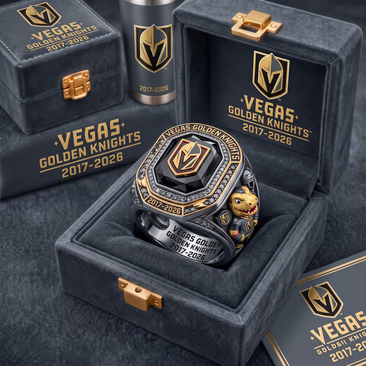 VGK X NHL Anniversary Ring Box Set