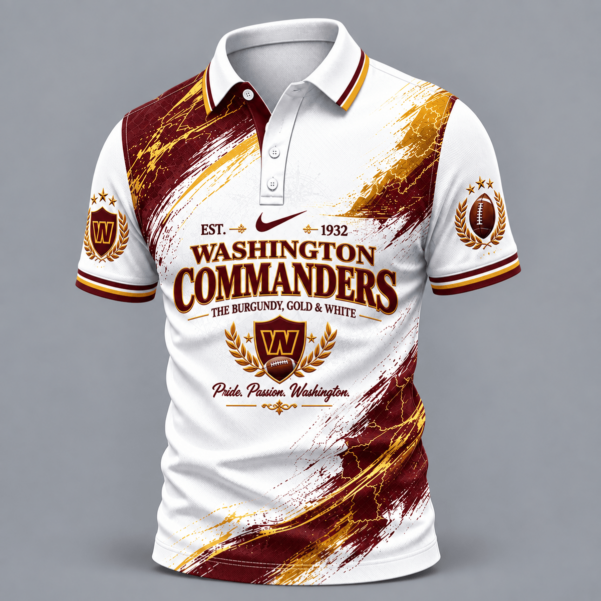 WAS X Premium NFL Classic Fan polo