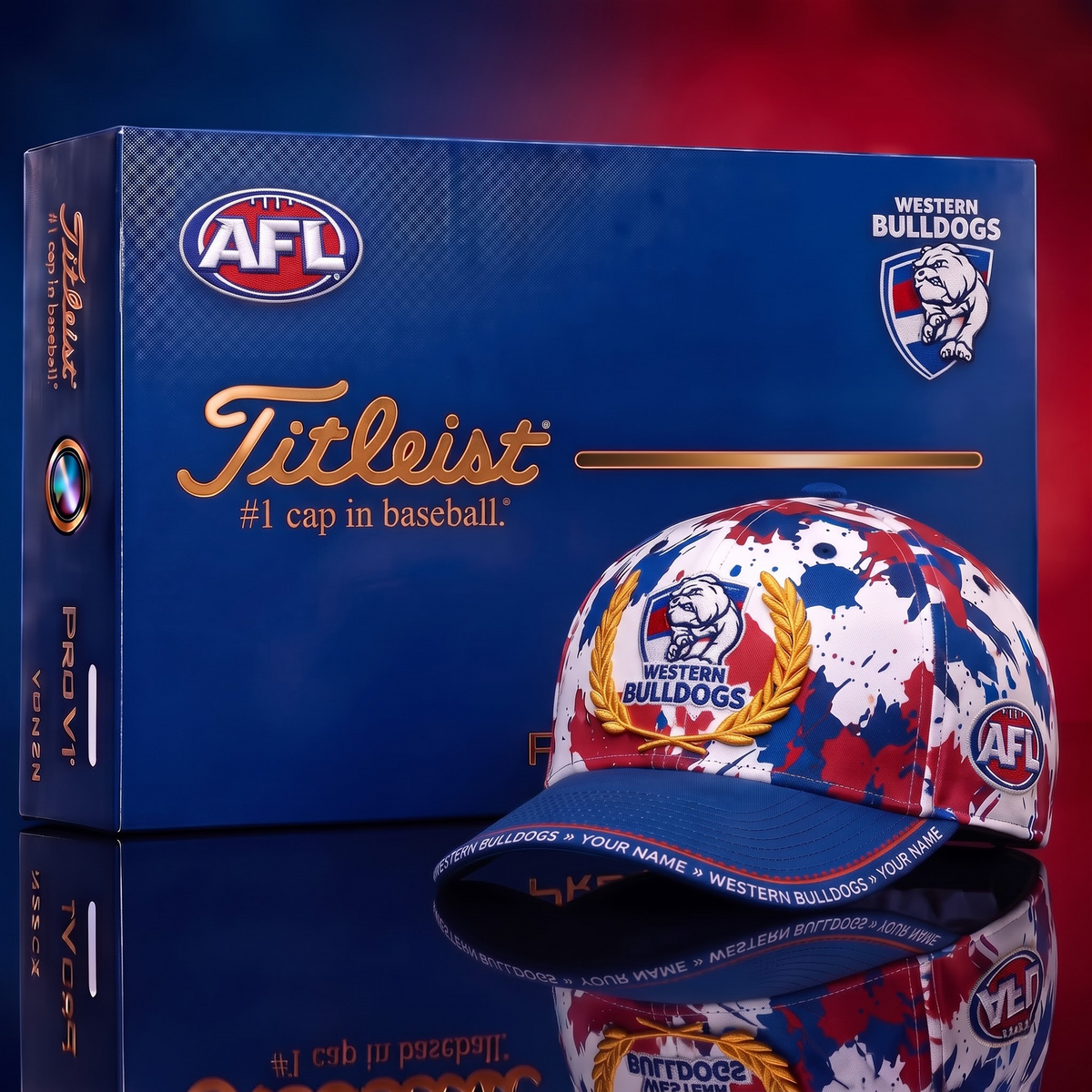 WB X Premium AFL Titleist Baseball Cap with Gift Box