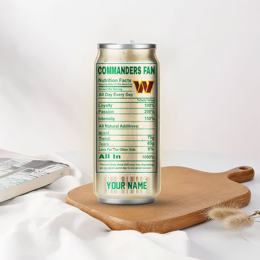 WC Premium NFL Starbucks Energy Can Tumbler DDT NTL