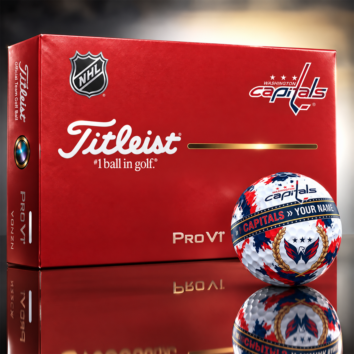 WC x Premium NHL Titleist Pro V1 Golf Ball Set
