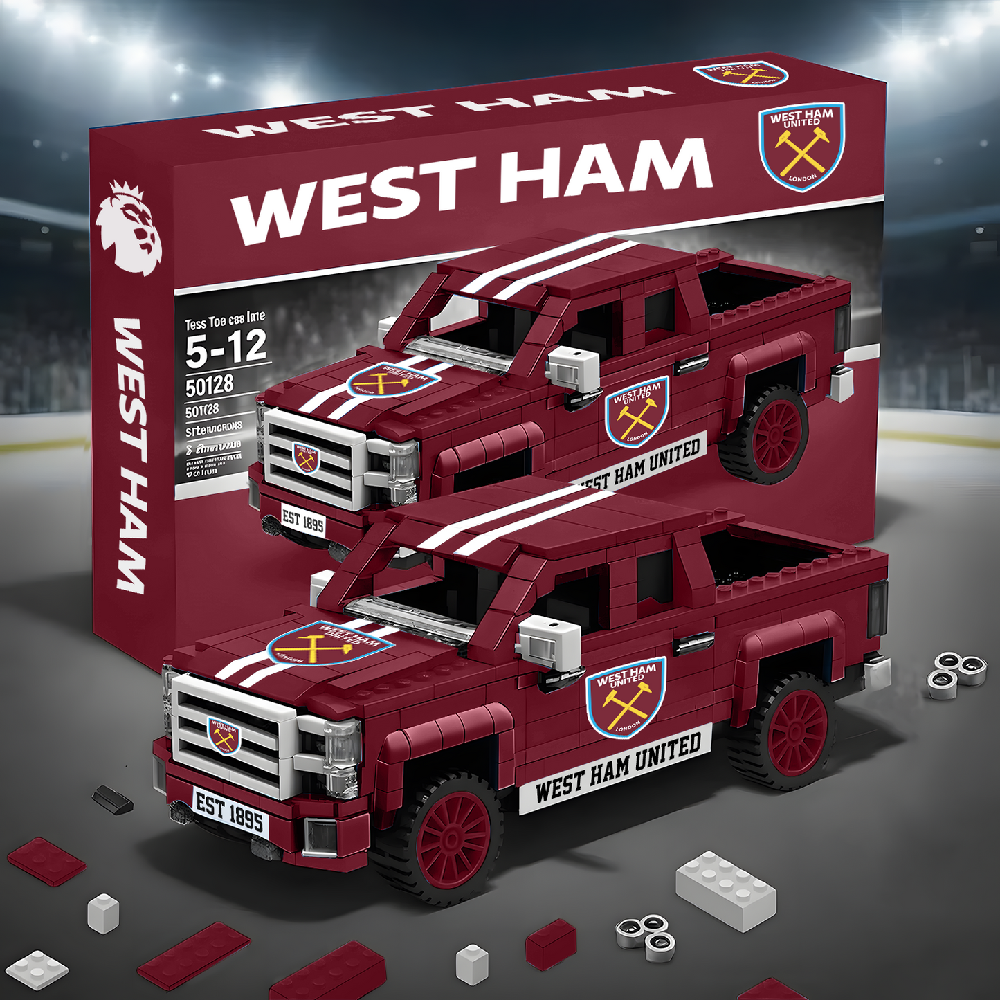 EPL 3D Racing Truck Model Building Block Set 0112 V1 NAK NHT