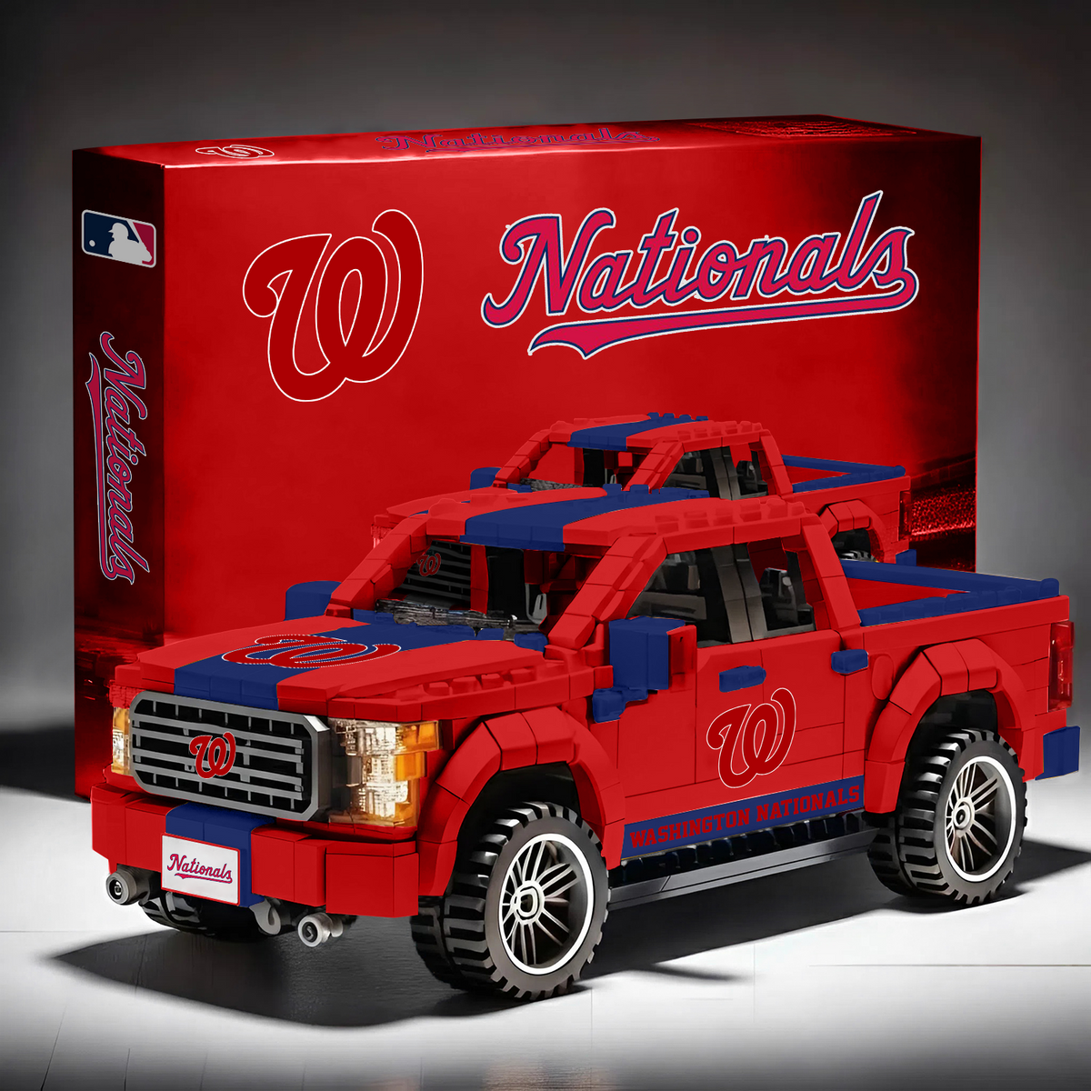 WSH X MLB Pickup Truck Building Block Set