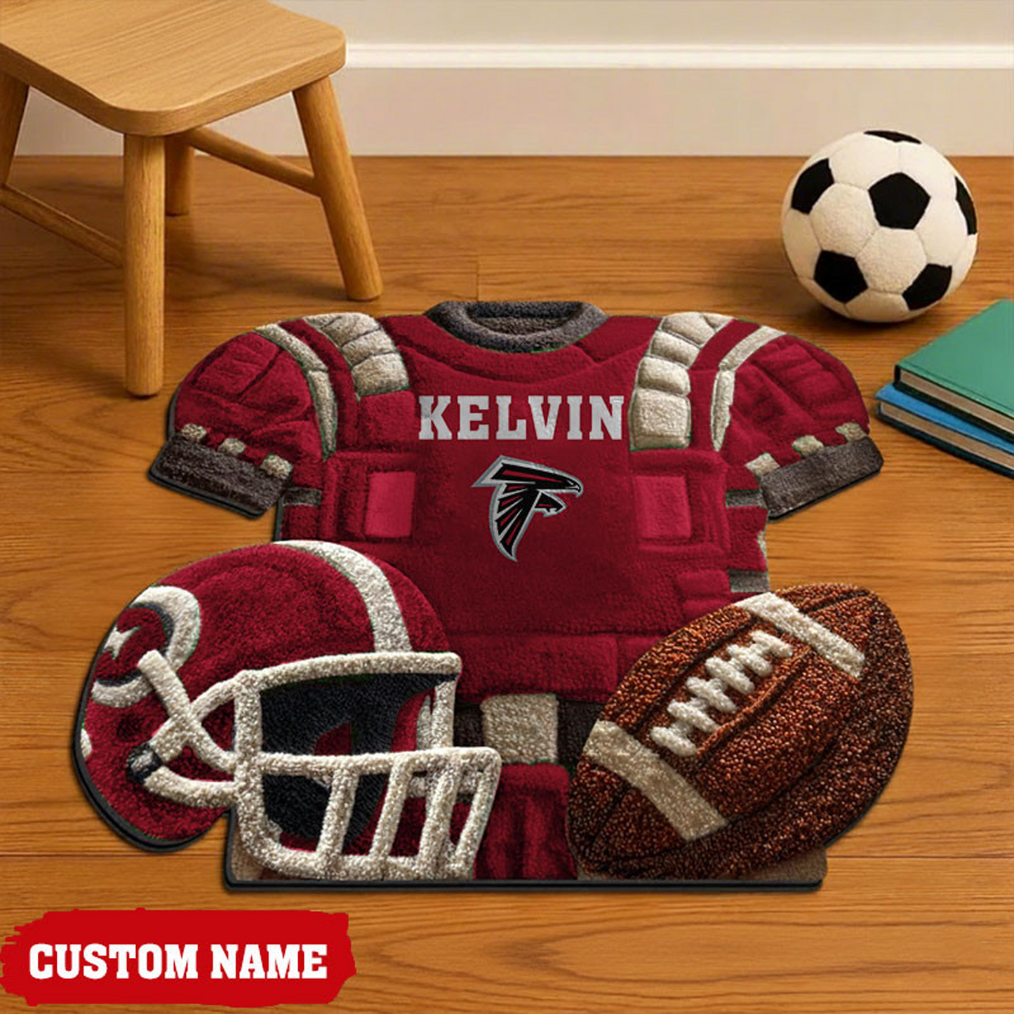 ATL X New NFL Cashmere Rug For Home Custom Gift Any Name NAK NHT