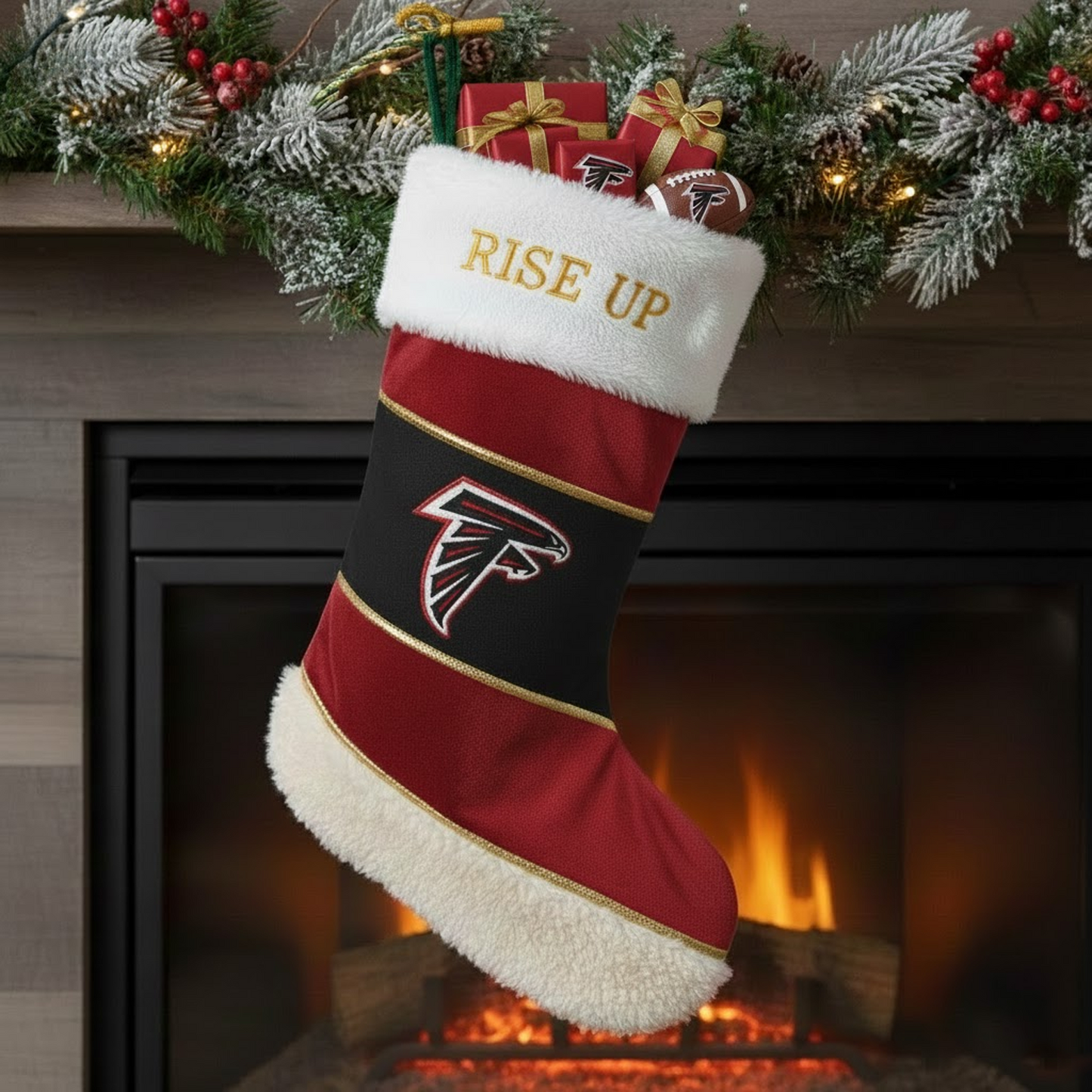 ATL X NFL CHRISTMAS SOCKS NAK NHT