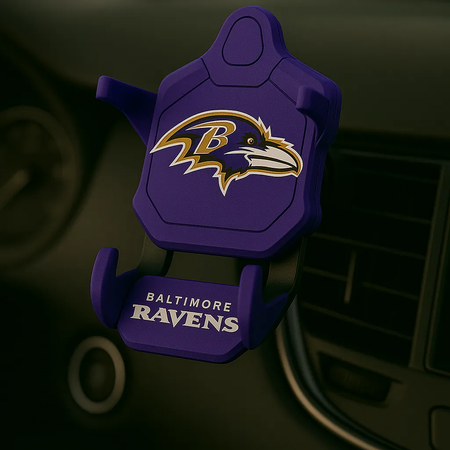 BAL X NFL CAR MOUNT For True Football Fans NAK NHT