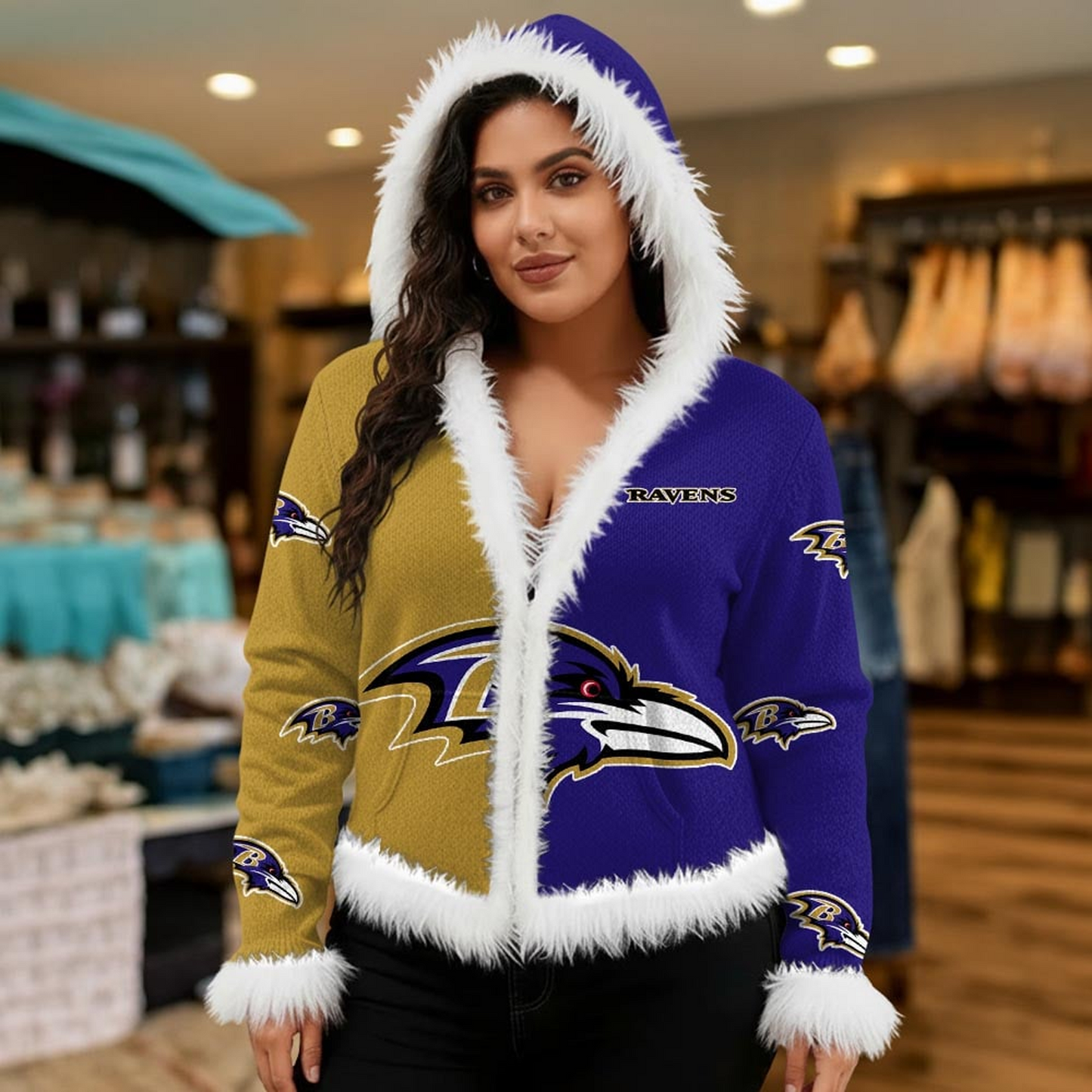 BAL X NFL Graphic Dog Knit Sweater NAK NHT