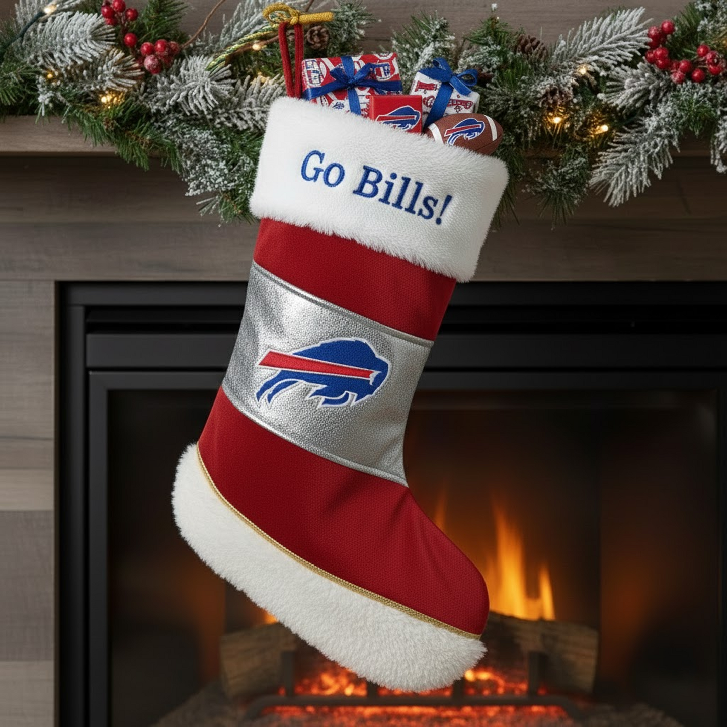 BUF X NFL CHRISTMAS SOCKS NAK NHT