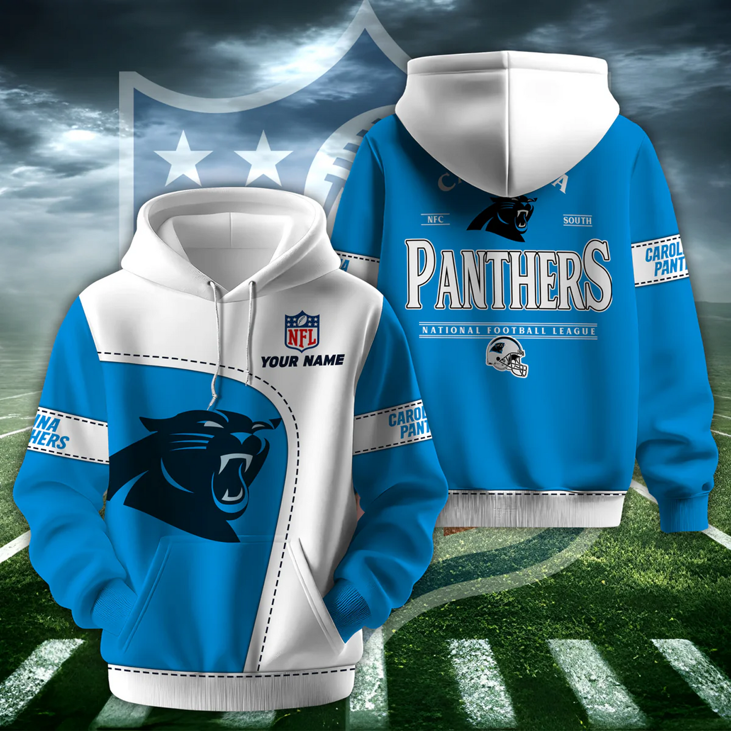 CAR X NFL Classic Logo Limited Edition Hoodie And Cap NAK NHT