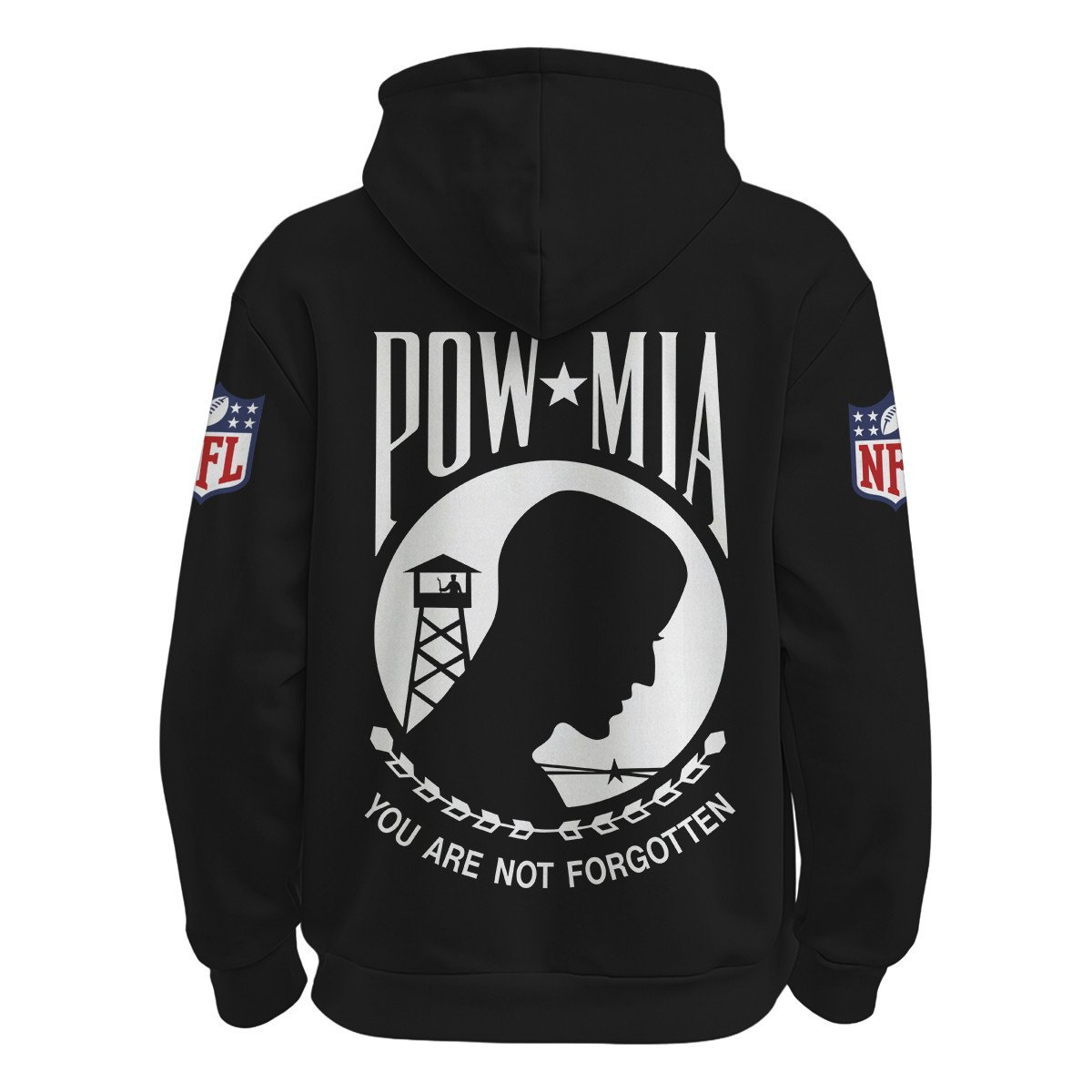 CHI Premium NFL Pow Mia Hoodie DDT CTND