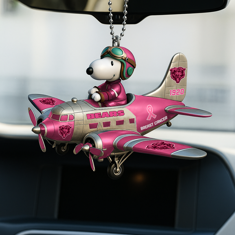 CHI Premium NFL x SNP Breast Cancer Car Hanging Ornament DDT NTL