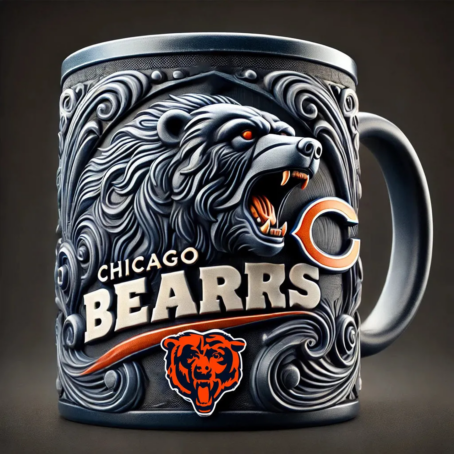 CHI X NFL 2026 Football Guardian Beast 3D Mug V2 NAK NHT