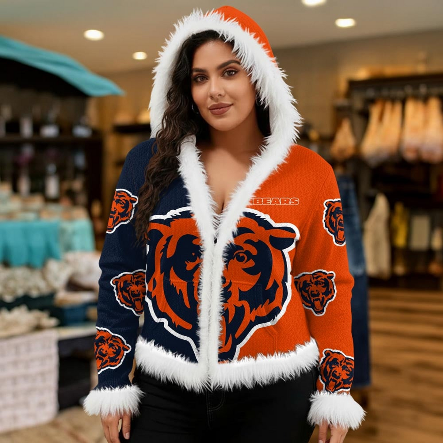 CHI X NFL Graphic Dog Knit Sweater NAK NHT