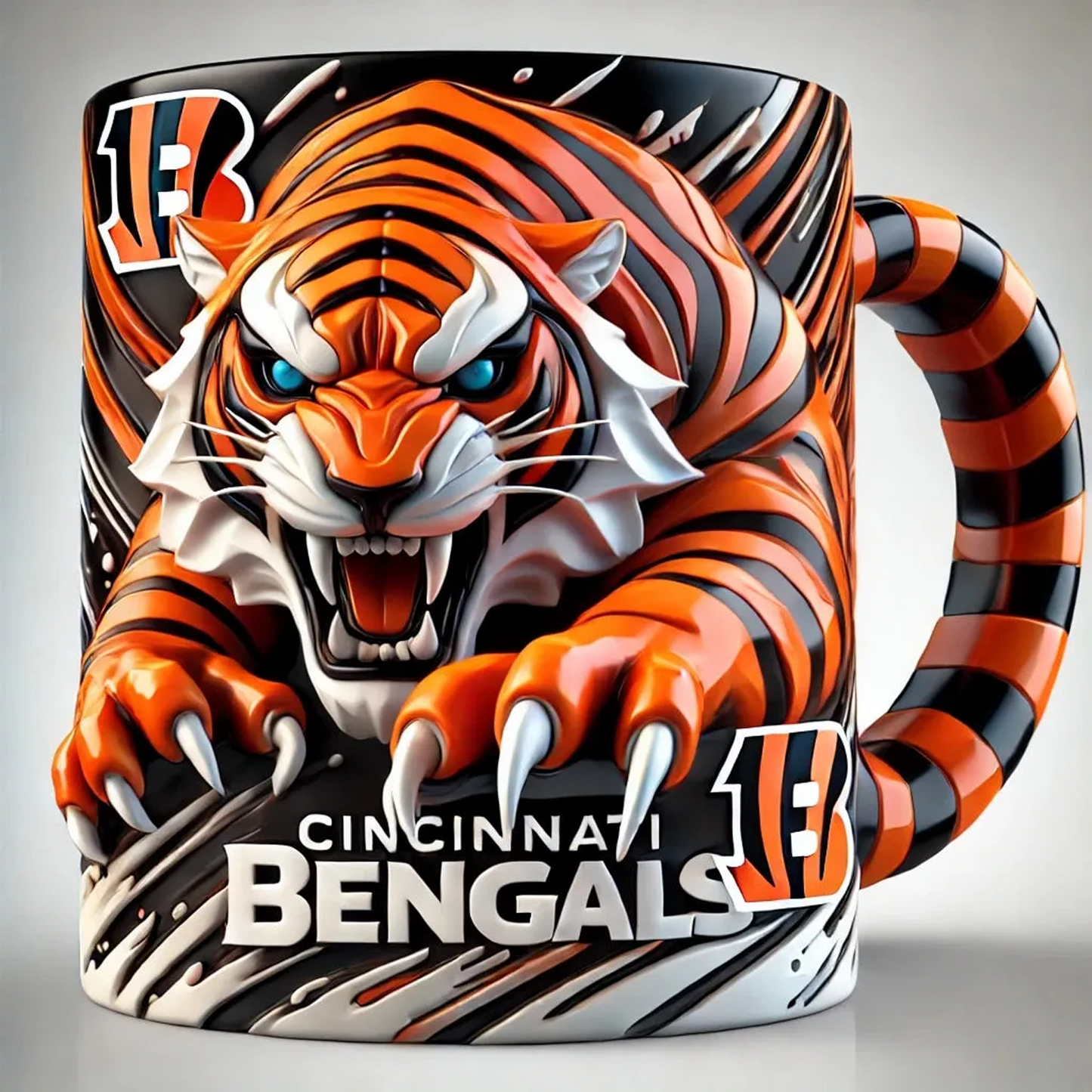 CIN X NFL 2026 Football Guardian Beast 3D Mug V2 NAK NHT