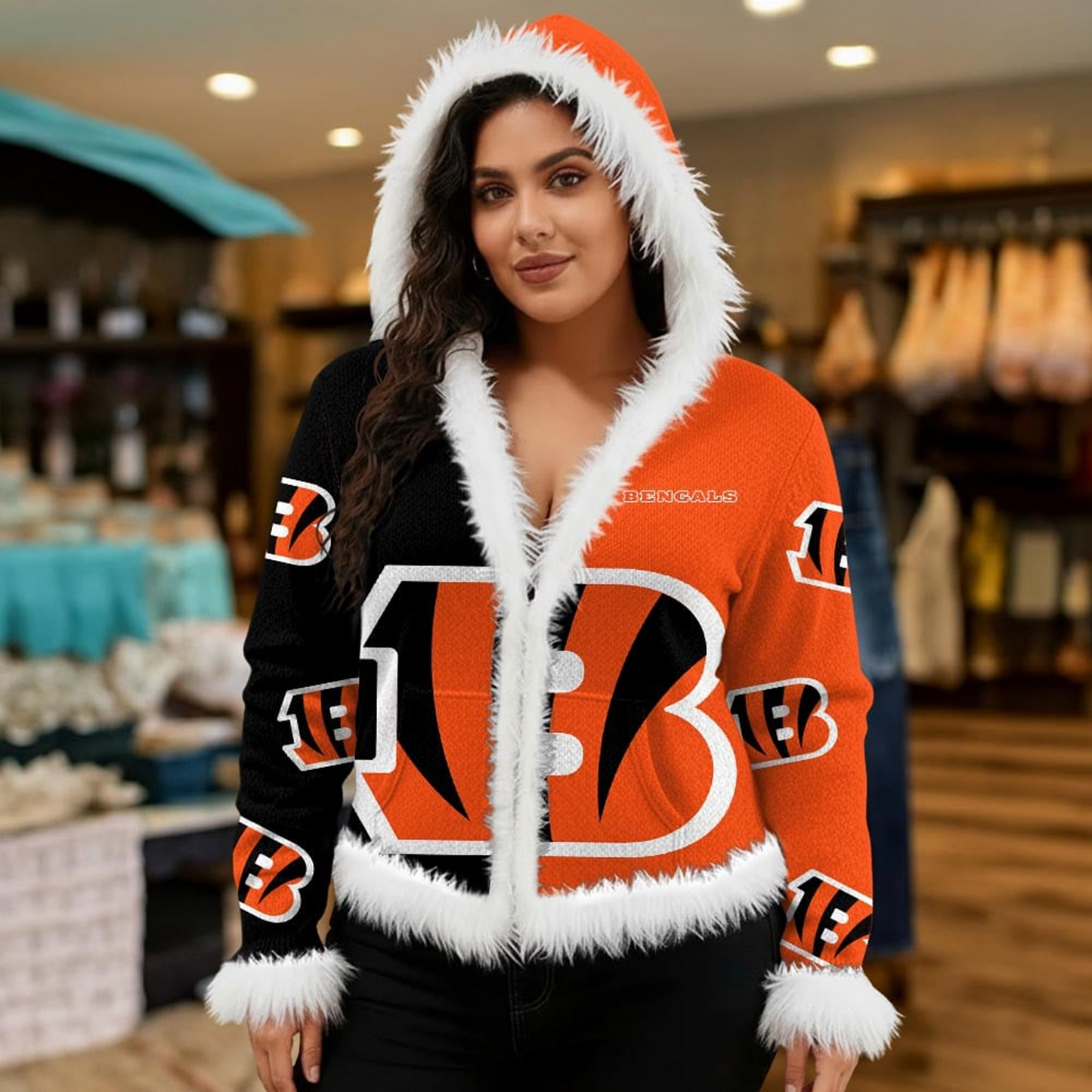 CIN X NFL Graphic Dog Knit Sweater NAK NHT