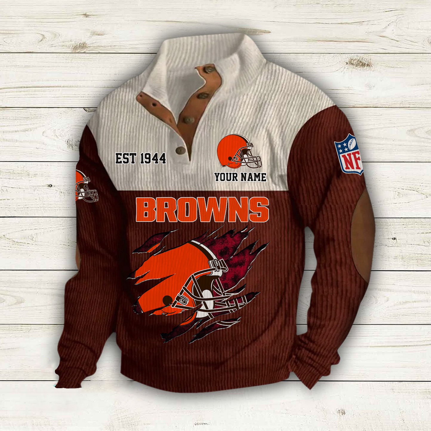 CLE x NFL Custom Name Sport Sweatshirt DatND DVT
