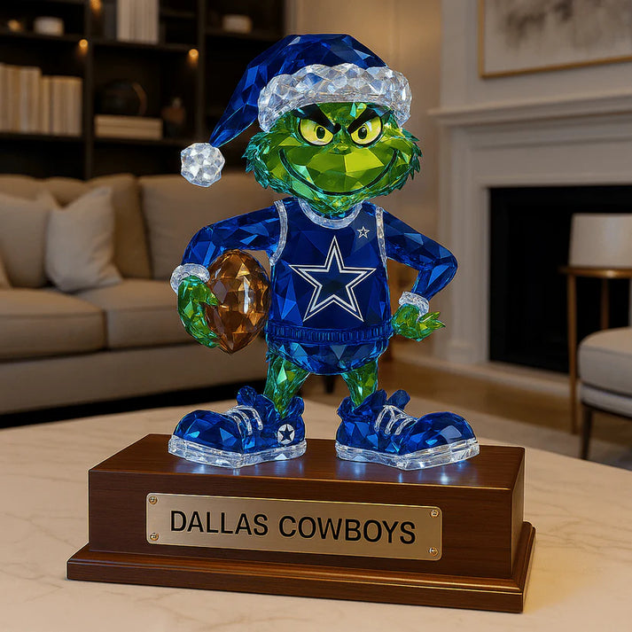 DAL NFL Crystal Figurine Desktop Ornament V1 NAK NHT