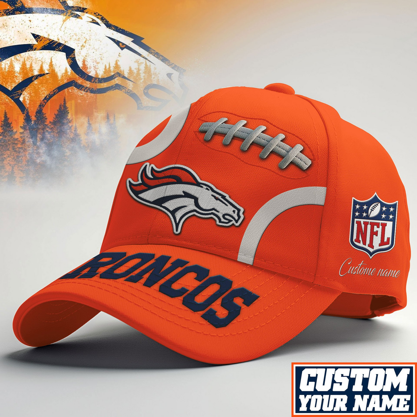 DEN X NFL PREMIUM CLASSIC CAP NFL FOOTBALL V2 NAK NHT