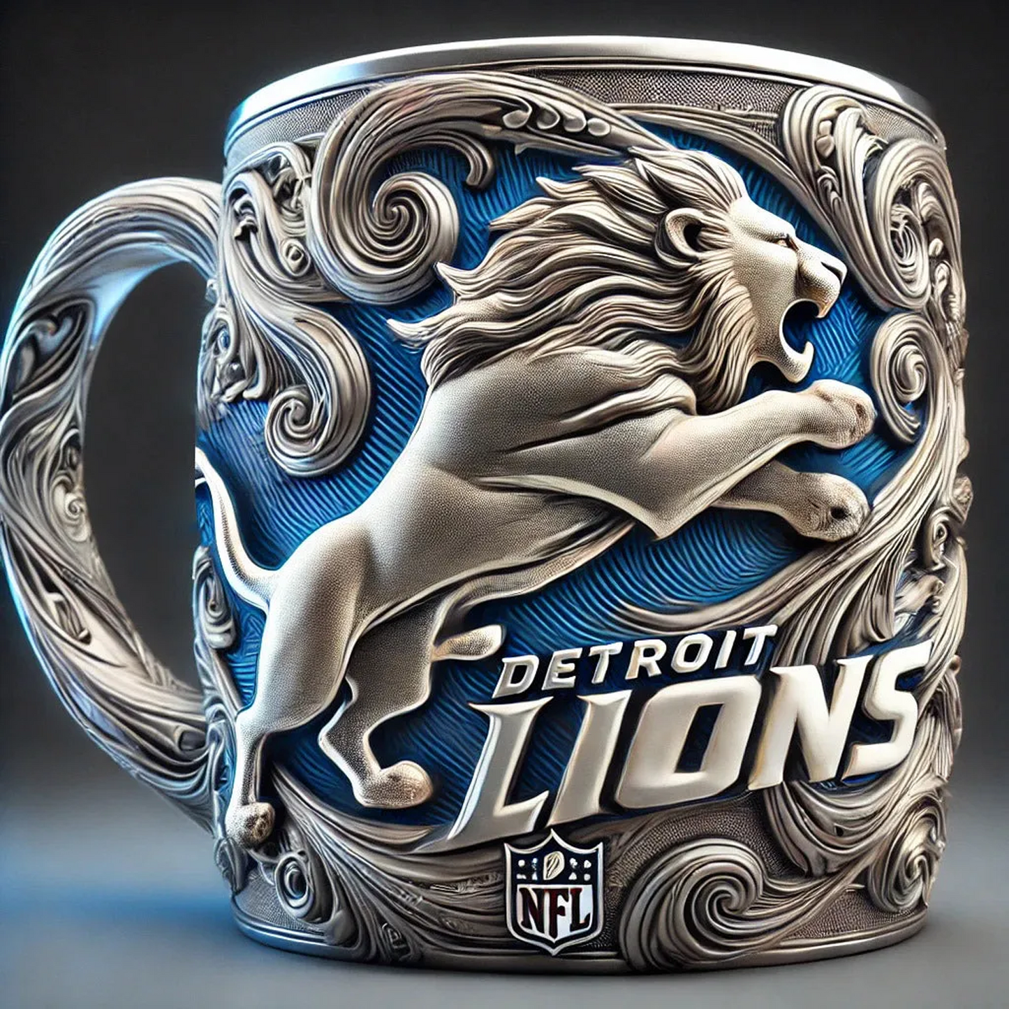 DET X NFL 2026 Football Guardian Beast 3D Mug V2 NAK NHT