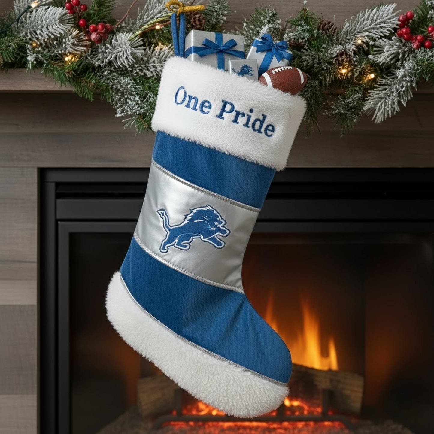 DET X NFL CHRISTMAS SOCKS NAK NHT