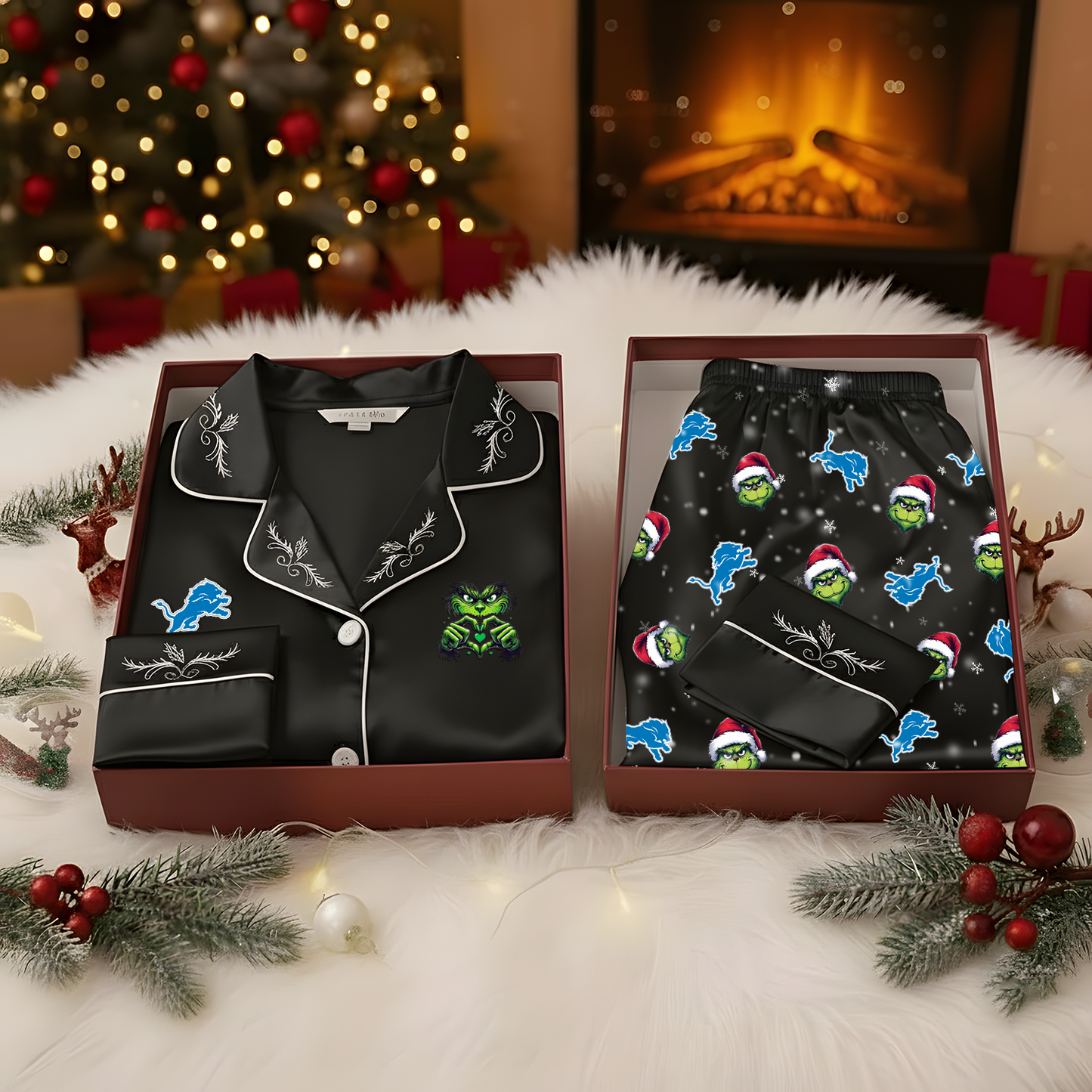 DET X Pajasma NFL Christmas V1 NAK NHT