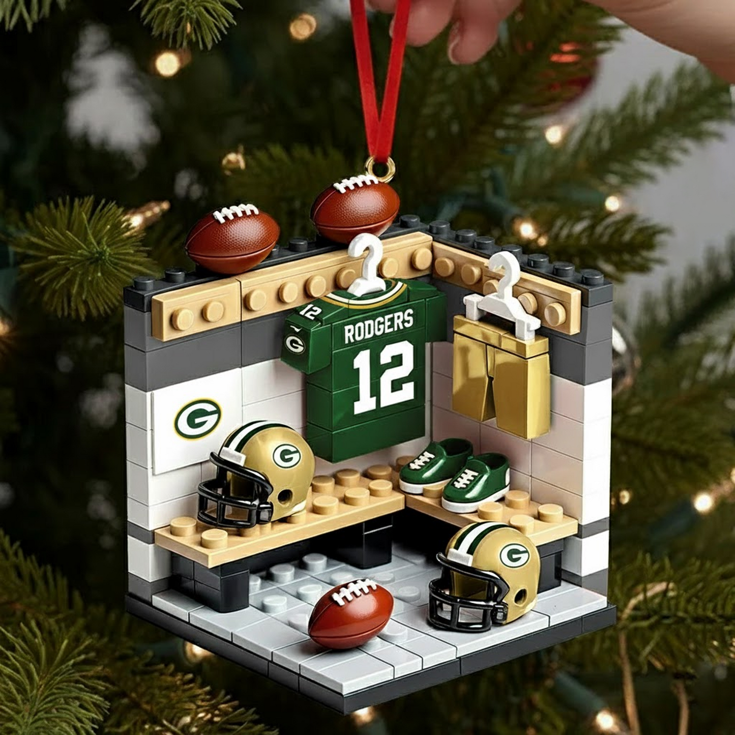 GB X NFL Sport Lover Ornament - Personalized Gift For Sport Lover Christmas Ornament NAK THUONGNH